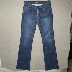 James Jeans Reboot Women's 28 Boot Cut Low Rise Jeans Dry Aged Denim